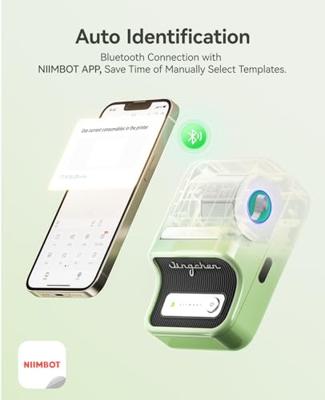 NIIMBOT B21 Labelprinter Warmtetransmissie 203 x 203 dpi Etikettenbreedte (max.): 48 mm Bluetooth, Werkt op een accu NIIMBOT B21 Labelprinter Warmtetransmissie 203 x 203 dpi Etikettenbreedte (max.): 48 mm Bluetooth, Werkt op een accu