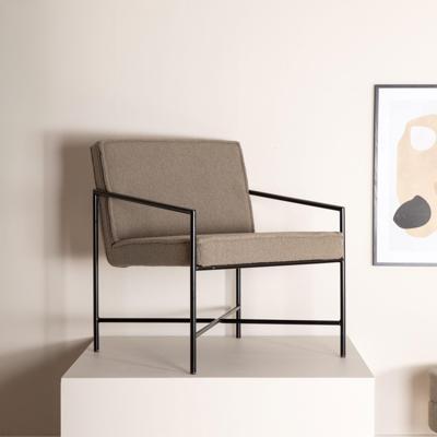 Nohr Fauteuil 'Sidra' Teddy, kleur Greige