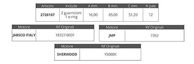 REPUESTOS MOTORES - Cummins CEF500167 - IMPULSOR SHERWOOD 15000K