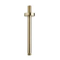 Wiesbaden Luxe Douche-Arm Rond Plafondbevestiging 20 cm Geborsteld Messing - thumbnail