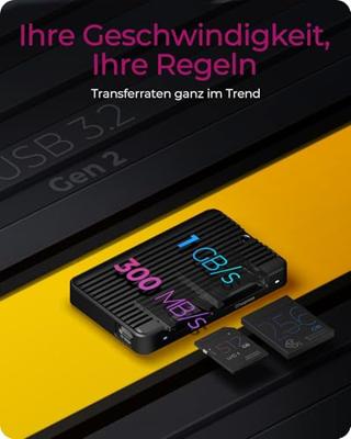 ICY BOX IB-CR504-C31 geheugenkaartlezer USB 3.2 Gen 2 (3.1 Gen 2) Type-C Zwart ICY BOX IB-CR504-C31 geheugenkaartlezer USB 3.2 Gen 2 (3.1 Gen 2) Type-C Zwart