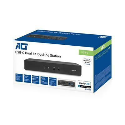 ACT AC7160 USB-C Dual 4K Docking Station