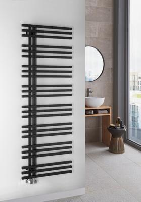 Designradiator Sapho Sophina 60x164,7 cm 833W Mat Zwart