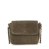Sacha suède crossbody tas kaki - thumbnail