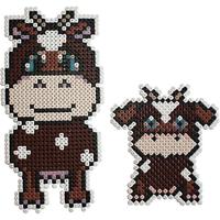 Creativ Company Strijkkralenbordje helder vierkant 15x15cm,2st. - thumbnail