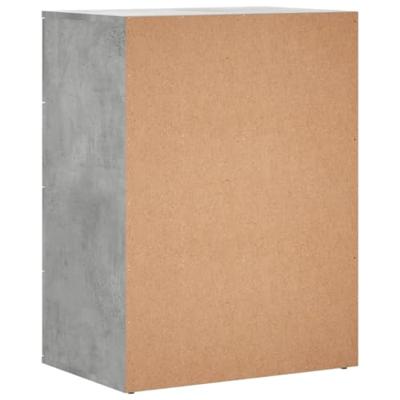 Dressoir 60x39x80 cm bewerkt hout betongrijs Dressoir 60x39x80 cm bewerkt hout betongrijs