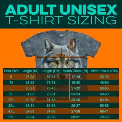 T-Shirt Mountain Artwear Warrior Wolf M