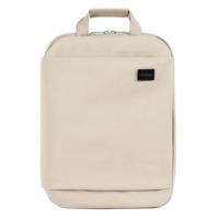 POFOKO E540 serie polyester waterdichte laptop handtas voor 13 inch laptops (beige) - thumbnail