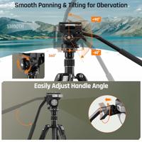 SIRUI Europe Sirui Sportich SP024 + B5X Carbon Tripod 1/4 inch Werkhoogte: 31 - 159 cm Carbon Incl. tas - thumbnail