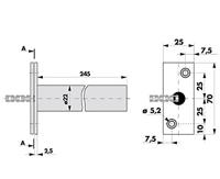 DICTATOR inbouwsluiter - Adjunct 2550 (E22) - thumbnail