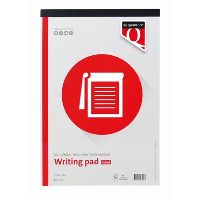 Quantore schrijfblok A4 gelinieerd