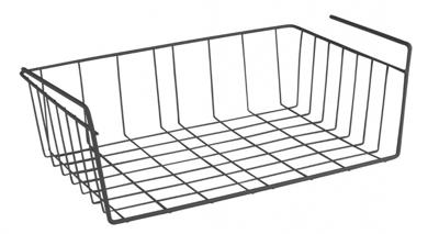 Metaltex hangmand 40x26x14 cm zwart/metaal Metaltex hangmand 40x26x14 cm zwart/metaal