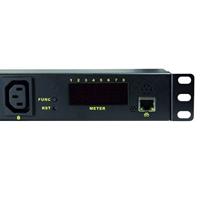 LogiLink PDU8P01 8AC-uitgang(en) 1U Zwart energiedistributie. - thumbnail