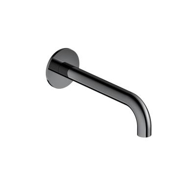 Wastafelkraan Uitloop Hotbath Cobber Rond 18 cm Zwart Chroom