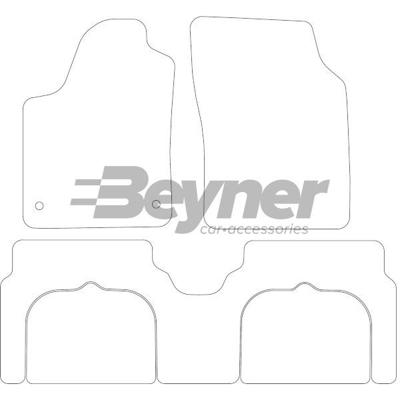 Velours Automatten passend voor Renault Scenic I 1999-2003 5- HL1674965