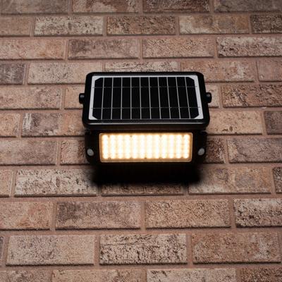 LED&apos;s Light Solar LED Schijnwerper met Bewegingssensor - 3 standen - Draadloos - 1080 Lumen - Zwart