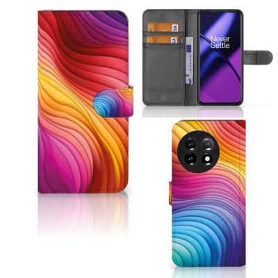 Book Case voor OnePlus 11 Regenboog Book Case voor OnePlus 11 Regenboog