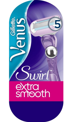 Gillette Venus Swirl Extra Smooth Scheersysteem + 1 Mesje Gillette Venus Swirl Extra Smooth Scheersysteem + 1 Mesje