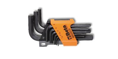 Beta 9-delige set haakse inbussleutels gebruneerd (art. 96N) met support 96N/SC9 - 000960644 Beta 9-delige set haakse inbussleutels gebruneerd (art. 96N) met support 96N/SC9 - 000960644