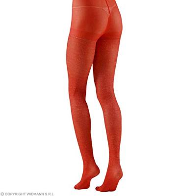 Panty 40den glitter rood