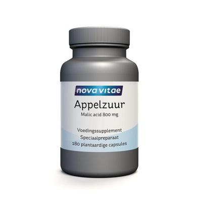 Nova Vitae Appelzuur Malic Acid 800 Capsules 100st