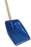 Sneeuwschep 40 cm met houten steel 130 cm - thumbnail