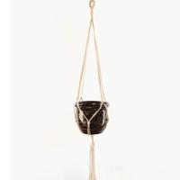 P007 Type Macrame opknoping bloem potten decoratie binnen buiten gevlochten touw opknoping Planter Plant houder - thumbnail