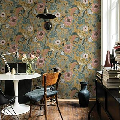 Dutch Wallcoverings Apelviken - Anemone Yellow - Geel