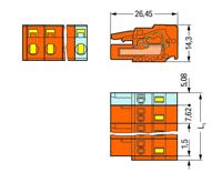 WAGO 231-709/026-000 Female behuizing (kabel) 231 Totaal aantal polen: 9 Rastermaat: 7.62 mm Inhoud: 25 stuk(s) - thumbnail