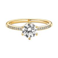 Pandora 791698C01 Bedel Ocean Bubbles-Waves Octopus zilver-kristal-emaille blauw - thumbnail