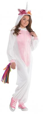onesie eenhoorn meisjes wit/roze maat 158 onesie eenhoorn meisjes wit/roze maat 158