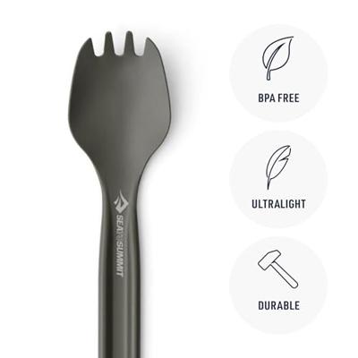 Sea to summit Frontier UL Spork - Long Handle Bestek Grijs