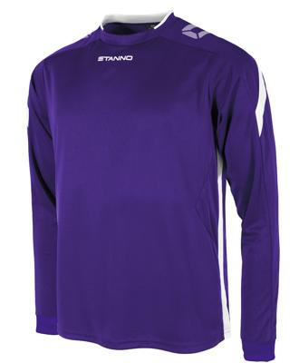 Stanno 411003 Drive Match Shirt LS - Purple-White - XXXL