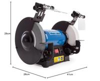 Scheppach Dubbele Slijpmachine SM200AL - thumbnail