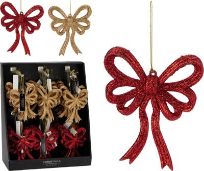 Strik hangdeco 13 cm 2ass kleur Nampook - Nampook