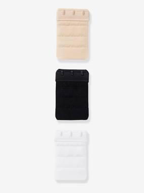 3 verlengstukken voor bh van vertbaudet wit+beige+zwart 3 verlengstukken voor bh van vertbaudet wit+beige+zwart