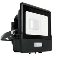 V-Tac LED Bouwlamp | 10W | 6500K | IP65 | met Sensor | Body Zwart - 9335205 - thumbnail