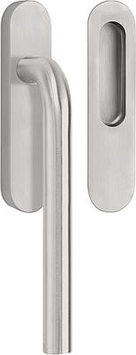 Formani Basics LB231Y hefschuifdeurbeslag PC69 - mat RVS