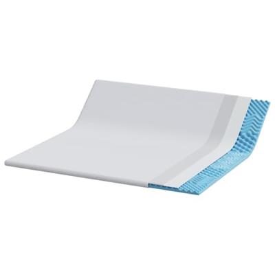 VidaXL Matrastopper wit 180 x 200 cm jacquard stof VidaXL Matrastopper wit 180 x 200 cm jacquard stof