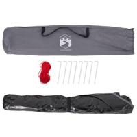 strandtent 2-persoons waterdicht snelontgrendeling grijs - thumbnail