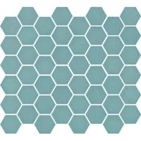 Mozaiek Valencia Hexagon Turquoise 4,3x5,0 - thumbnail