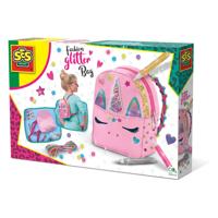 SES knutselset rugzak Unicorn junior polyester roze 13-delig - thumbnail