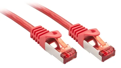 LINDY 47363 RJ45 Netwerkkabel, patchkabel CAT 6 S/FTP 1.50 m Rood 1 stuk(s)