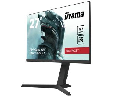 iiyama G-Master GB2770HSU-B1 27 Inch Fast (FLC) IPS LCD,165Hz, 0.8ms, FreeSync Premium, Full HD 1920x1080, 250 cd/m² Brightness, 1 x HDMI, 1 x DisplayPort, 2 x USB, 2 x 2W Speakers