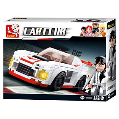 Sluban Sports Car Knight bouwstenen set (M38-B0633C) Sluban Sports Car Knight bouwstenen set (M38-B0633C)