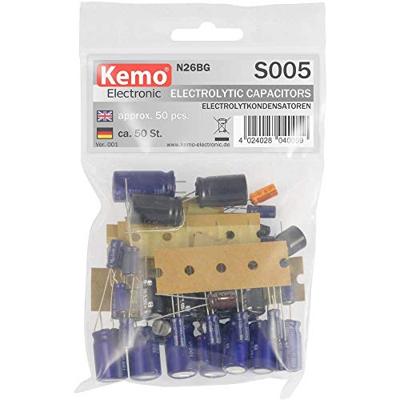 Kemo S005 Elektrolytische condensator assortiment 50 onderdelen
