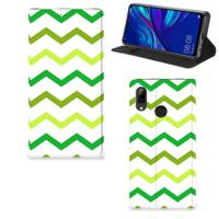 Huawei P Smart (2019) | Hoesje met Magneet | Zigzag Groen - thumbnail