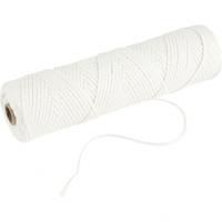 Creativ Company Lont, geschikt voor dompelkaarsen (dia. 15-22 mm) en gegoten kaarsen (dia. 40-60 mm) , 100 gr, 50 m/ 1 rol - thumbnail