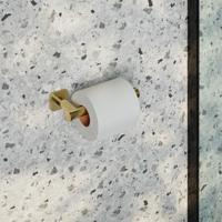 Hotbath Toiletrolhouder Gal Geborsteld Messing PVD - thumbnail