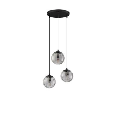 Lyora HanglampAbbacus 3-lichts smoke glas - 9236317
